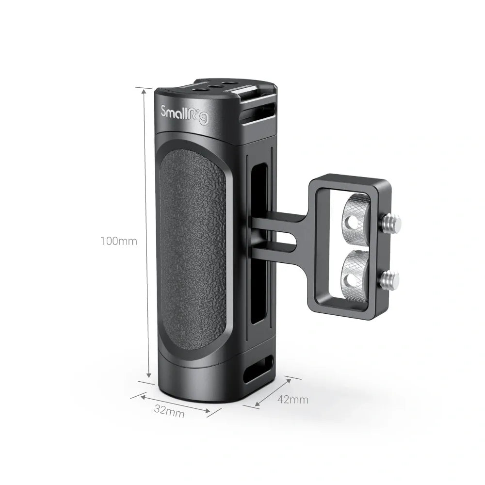 SMALLRIG MINI SIDE HANDLE WITH DUAL 1/4"-20 SCREW- Camera tek