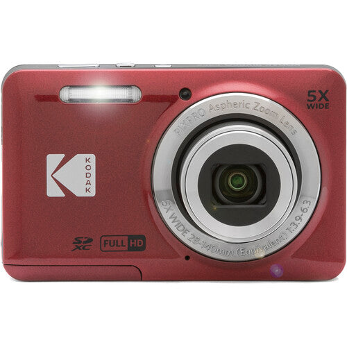 KODAK PIXPRO FZ55 DIGITAL CAMERA (RED) Camera tek