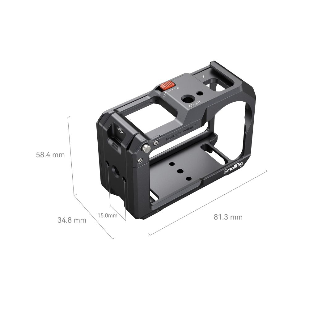 SMALLRIG CAGE FOR DJI OSMO ACTION 4 / 3 Camera tek