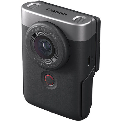 Canon PowerShot V10 Vlog Camera Kit (Silver) Camera tek