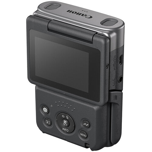Canon PowerShot V10 Vlog Camera Kit (Silver) Camera tek