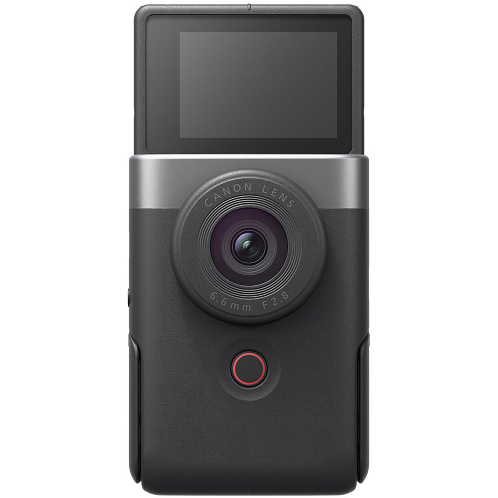 Canon PowerShot V10 Vlog Camera Kit (Silver) Camera tek