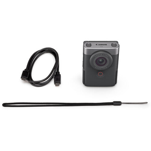 Canon PowerShot V10 Vlog Camera Kit (Silver) Camera tek