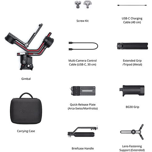 DJI RONIN RS 3 Pro Gimbal Stabilizer Camera tek