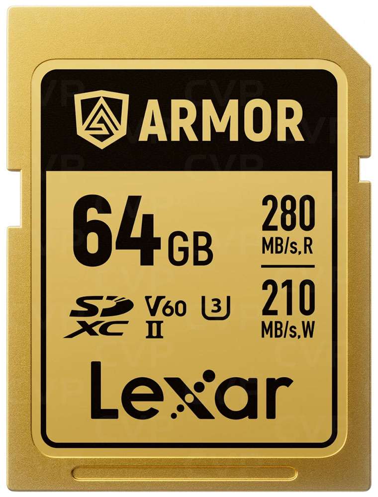 LEXAR ARMOR SDXC UHS-II 64GB GOLD