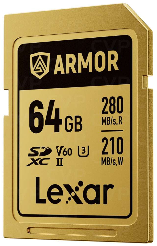 LEXAR ARMOR SDXC UHS-II 64GB GOLD