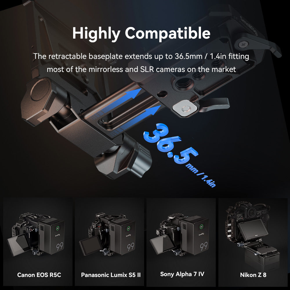 SMALLRIG COMPACT V-MOUNT BATTERY MOUNTING SYSTEM