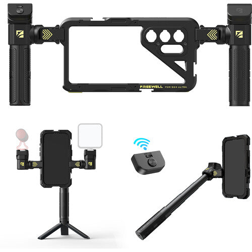 Freewell Genius Smartphone Rig Cage for Samsung S24 Ultra Camera tek