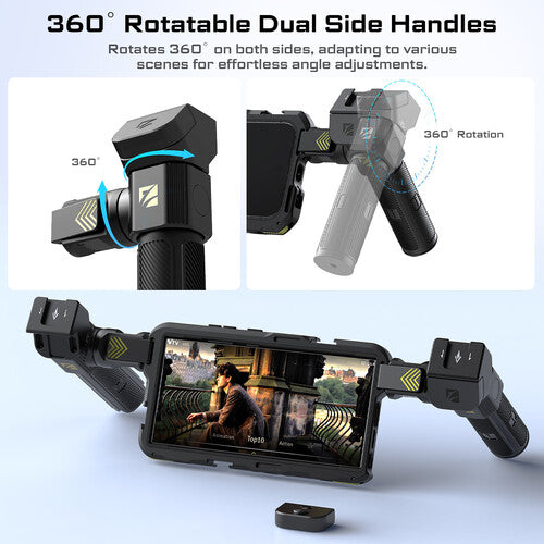Freewell Genius Smartphone Rig Cage for Samsung S24 Ultra Camera tek