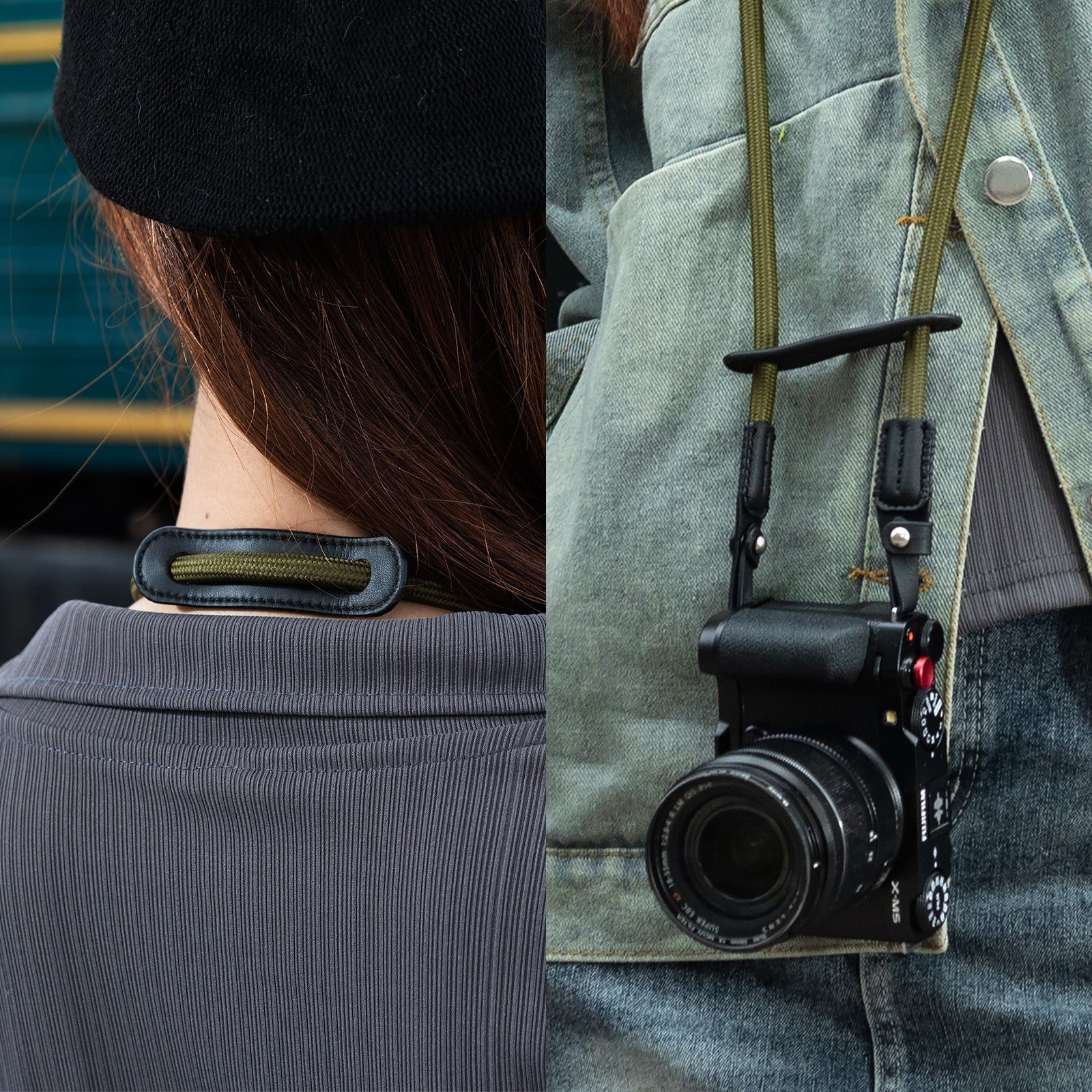 SMALLRIG UNIVERSAL BRAIDED SHOULDER STRAP (GREEN)