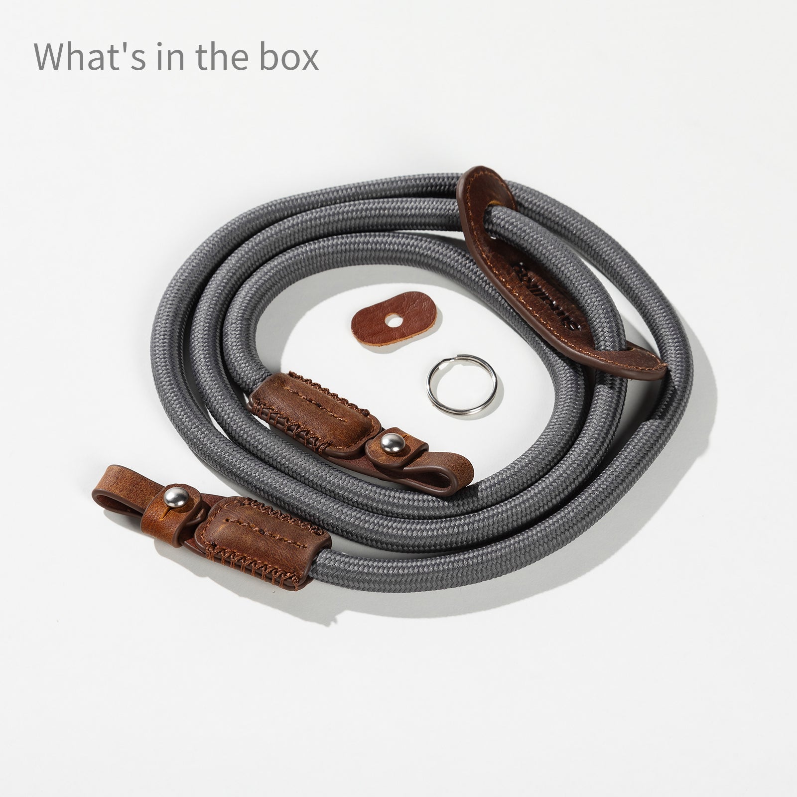 SMALLRIG UNIVERSAL BRAIDED SHOULDER STRAP (GRAY)