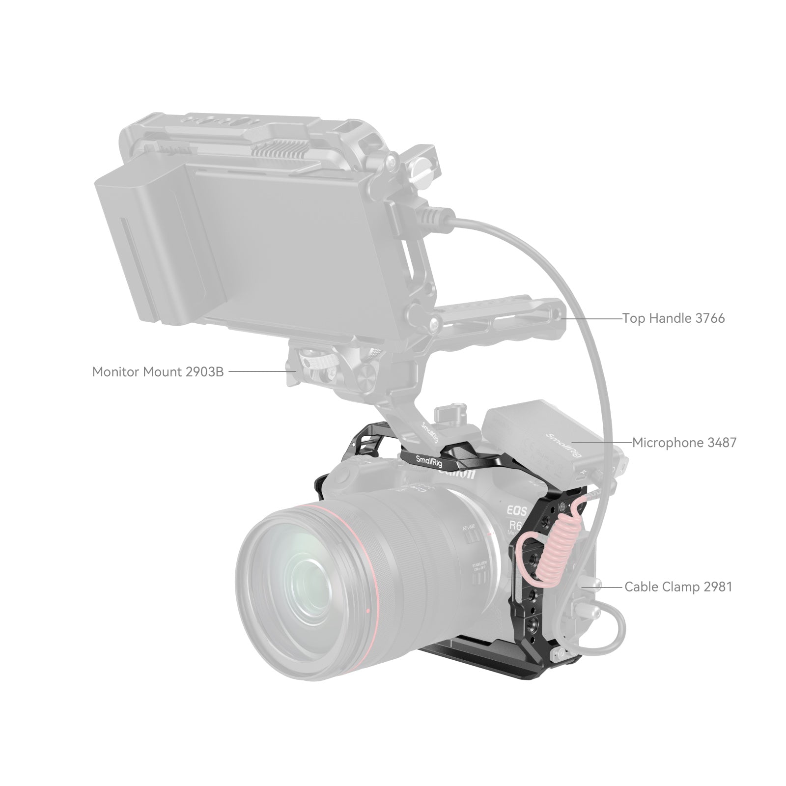 SMALLRIG CAGE FOR CANON EOS R6MKII ''HAWKLOCK'' QUICK RELEASE CAGE
