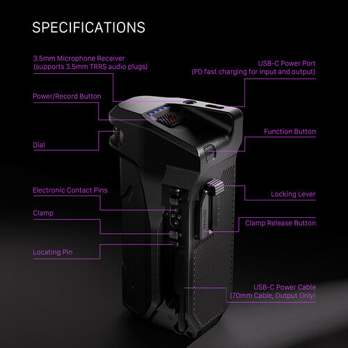 Tilta Khronos iPhone 17 Pro Max Street Snap Kit (Black) Camera tek
