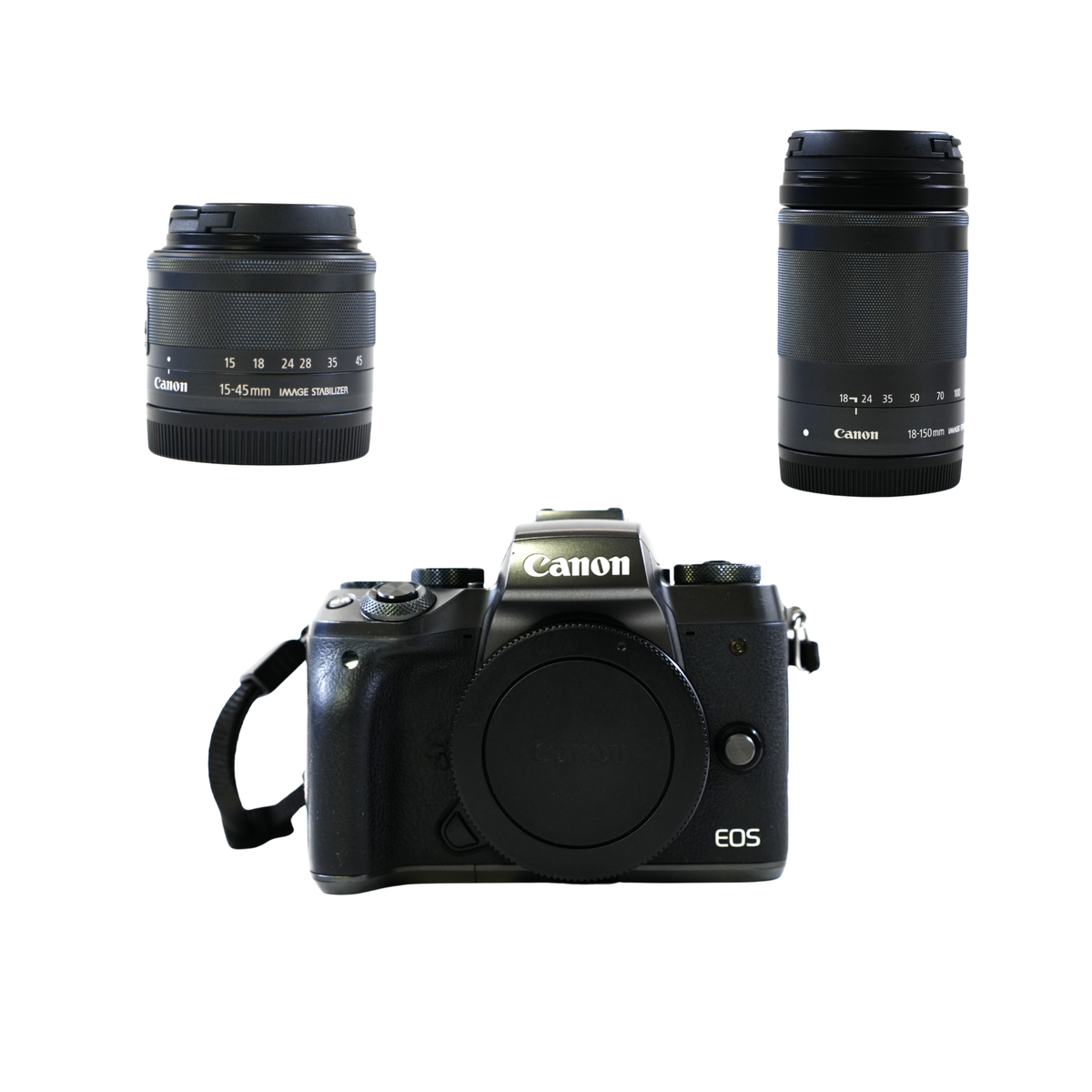 CANON EOS M+EF-M 15-45MM+EF-M 18-150MM - SECOND HAND Camera tek