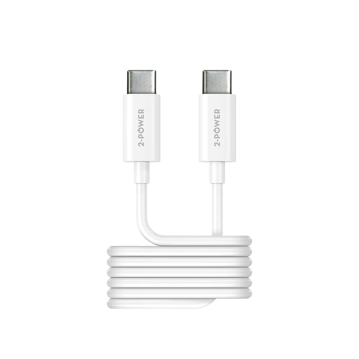 2-POWER 1M USB CABLE USB-C TO USB-C