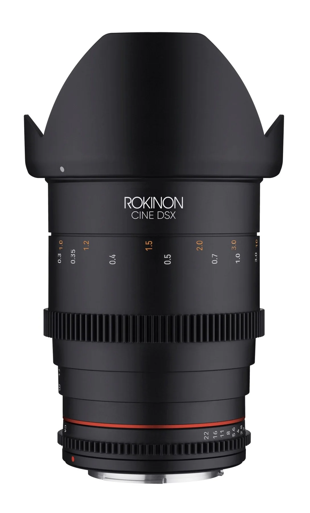 Rokinon 35mm T1.5 Full Frame Wide Angle Cine DSX Lens - Canon RF Lens Mount Camera tek