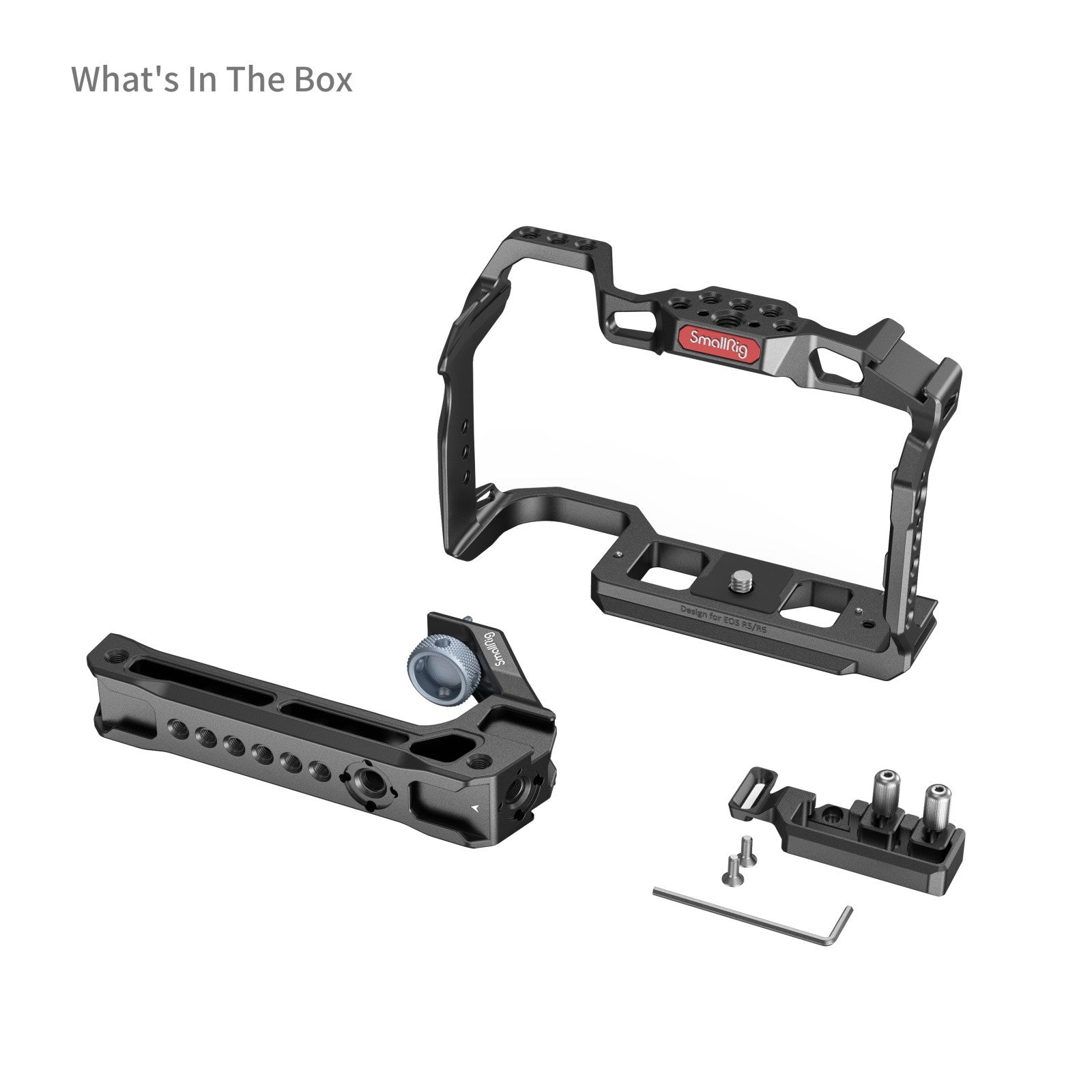 SMALLRIG CAMERA CAGE FOR EOS R5/R6/R5 C WITH TOP TOP HANDLE AND CABLE CLAMP