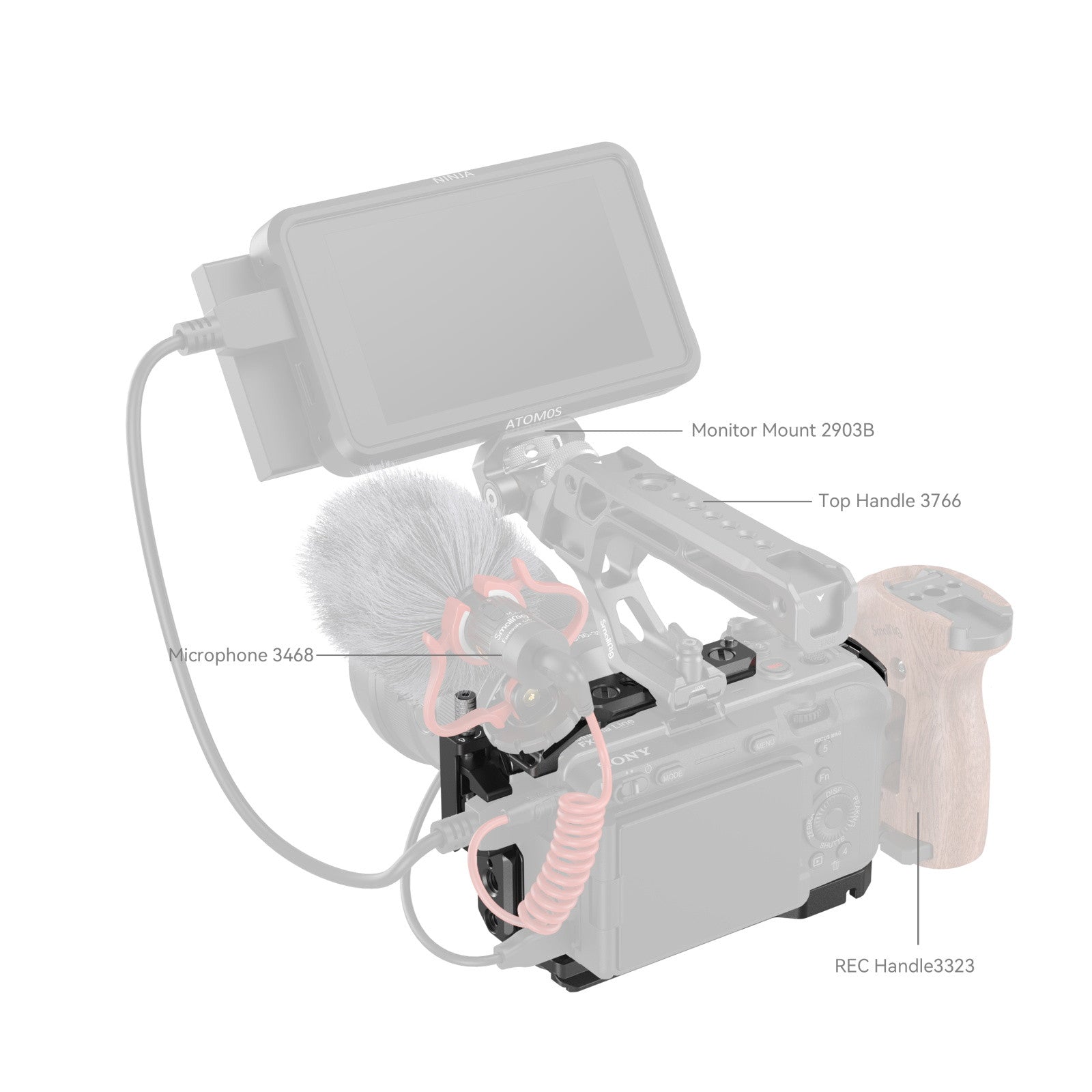 SMALLRIG CAMERA CAGE FOR SONY FX30/FX3