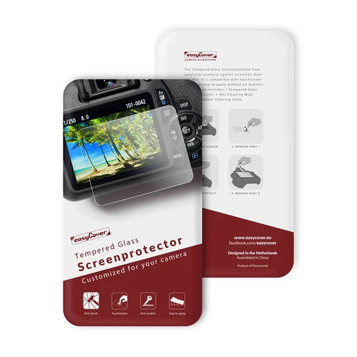 EASYCOVER TEMPERED GLASS SCREEN PROTECTOR FOR CANON EOS R10