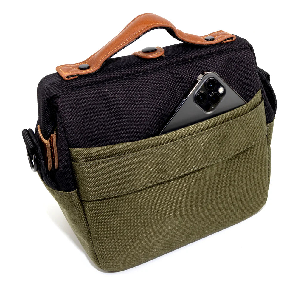 JENOVA URBAN LEGEND PROFESSIONAL SHOULDER BAG BLACK & GREEN