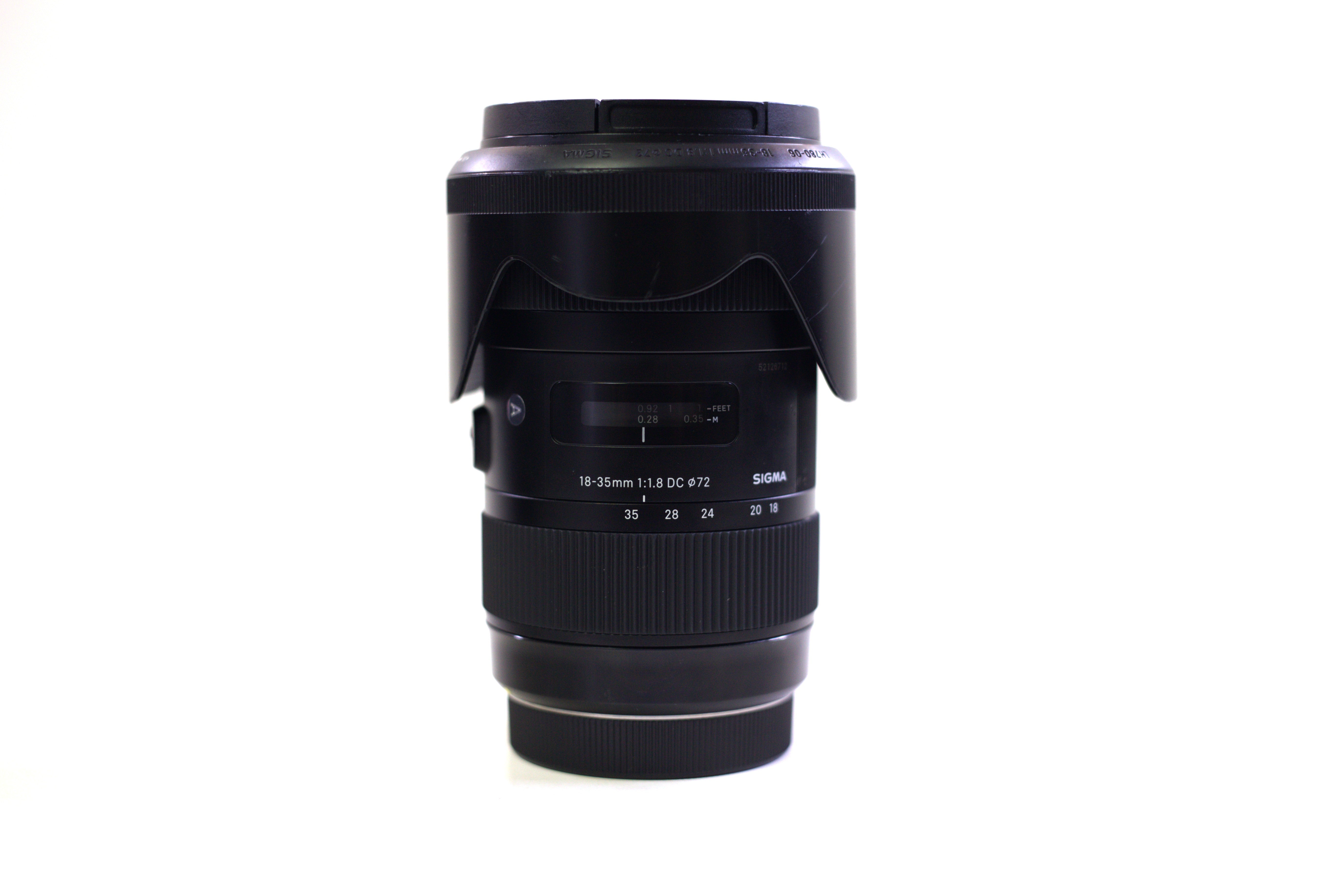 SIGMA 18-35MM F1.8 DC HSM LENS EF MOUNT - SECOND HAND