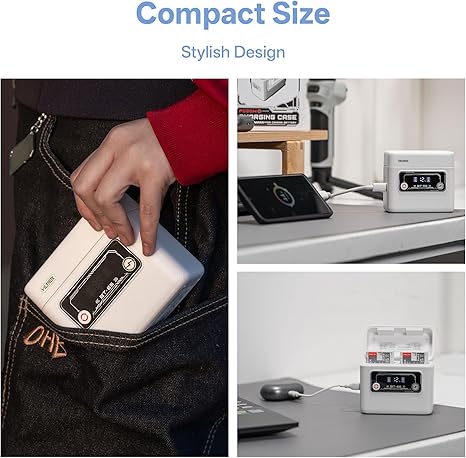 VILTROX BT-E6 5500MAH DUAL PURPOSE CHARGING CASE FOR CANON LP-E6