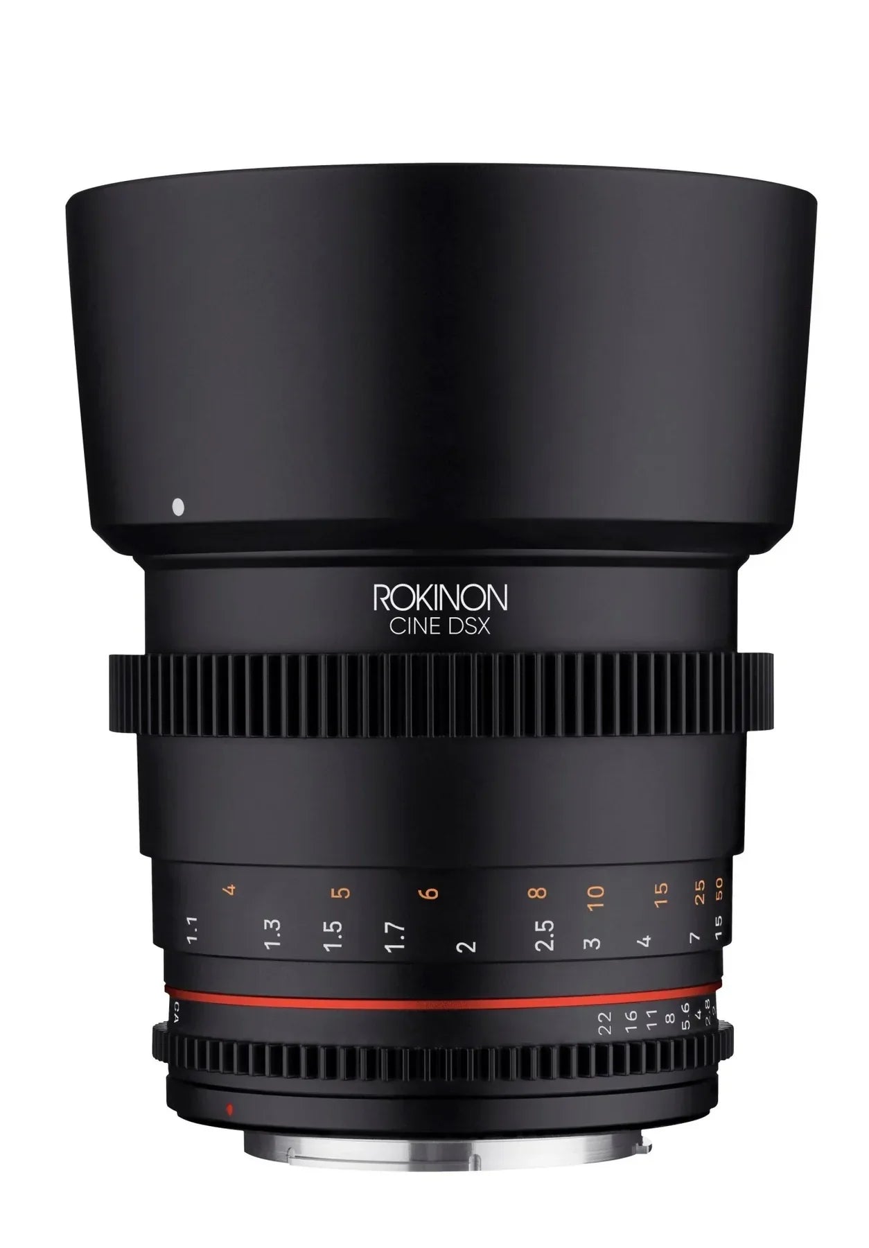 Rokinon 85mm T1.5 Full Frame Telephoto Cine DSX Lens | Filter Size 72mm - Sony E Lens Mount Camera tek