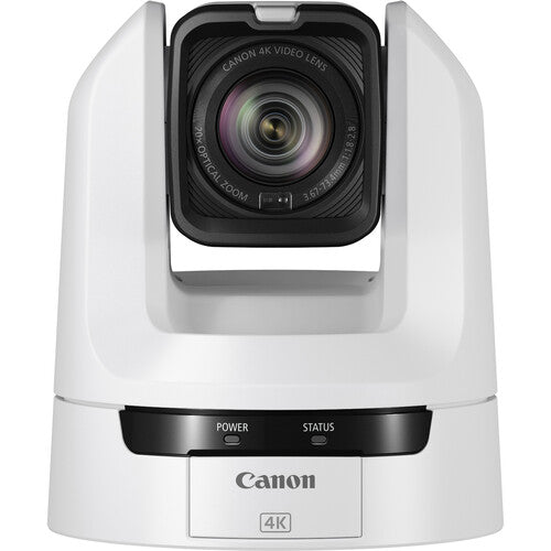 Canon CR-N300 4K NDI PTZ Camera with 20x Zoom White Camera tek