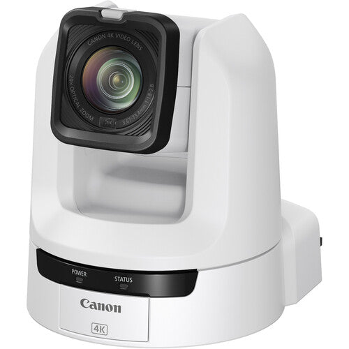Canon CR-N300 4K NDI PTZ Camera with 20x Zoom White Camera tek