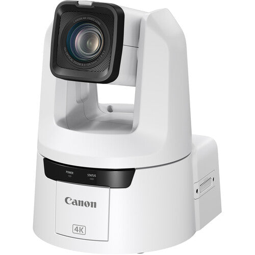 Canon CR-N500 Professional 4K NDI PTZ Camera with 15x Zoom (Titanium White) Camera tek