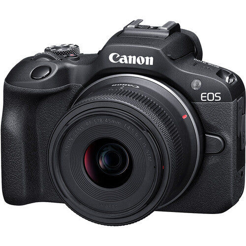 Canon EOS R100 Mirrorless Camera + 18-45mm Lens Camera tek