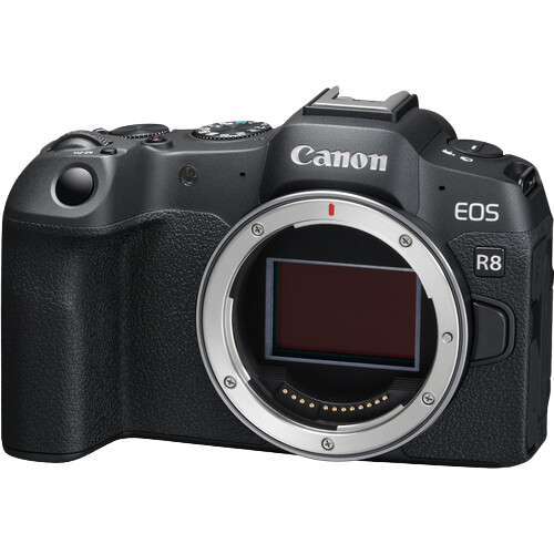 Canon EOS R8 Mirrorless Camera Body Black Camera tek