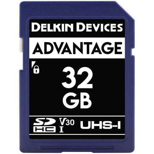 Delkin Devices 32GB Advantage UHS-I SDHC Memory Card Camera tek