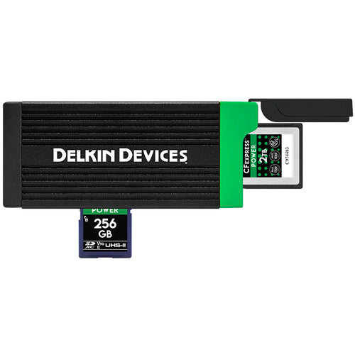 Delkin Devices USB 3.2 CFexpress Type B Card and SD UHS-II Memory Card Reader Camera tek