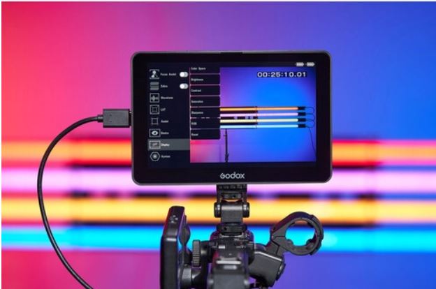 Godox GM7S 4K HDMI Touchscreen Ultrabright On-Camera Monitor Camera tek