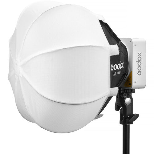 GODOX ML100BI-K1 BI-COLOUR PORTABLE LED LIGHT (15 & 36 DEGREE LENS AND POWER BANK HOLDER KIT)