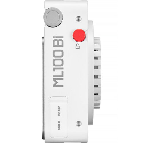 GODOX ML100BI-K1 BI-COLOUR PORTABLE LED LIGHT (15 & 36 DEGREE LENS AND POWER BANK HOLDER KIT)