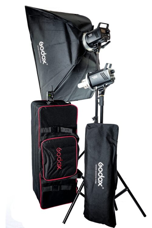 GODOX MS200 TWIN LIGHT STUDIO FLASH KIT Camera tek