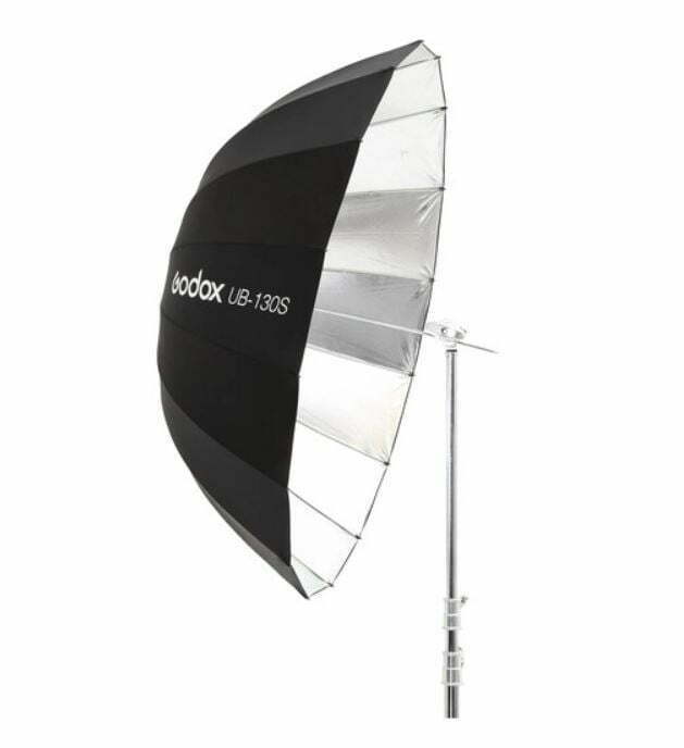 GODOX UB-130S 130CM SILVER PARABOLIC UMBRELLA