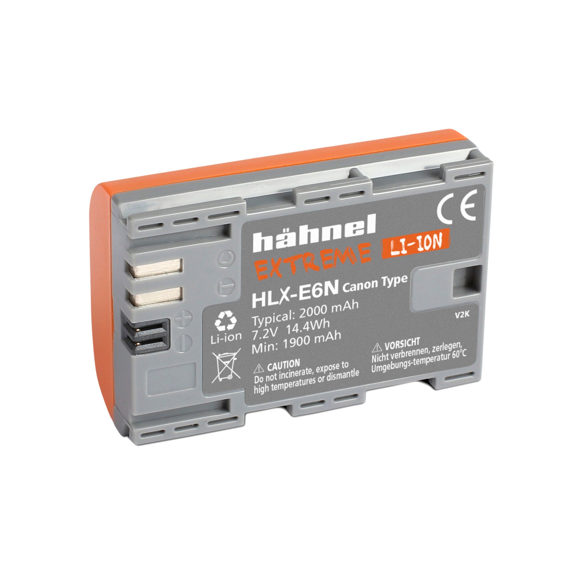 HLX-E6NH EXTREME CANON 7.2V 2000MAH (LP-E6NH) Camera tek