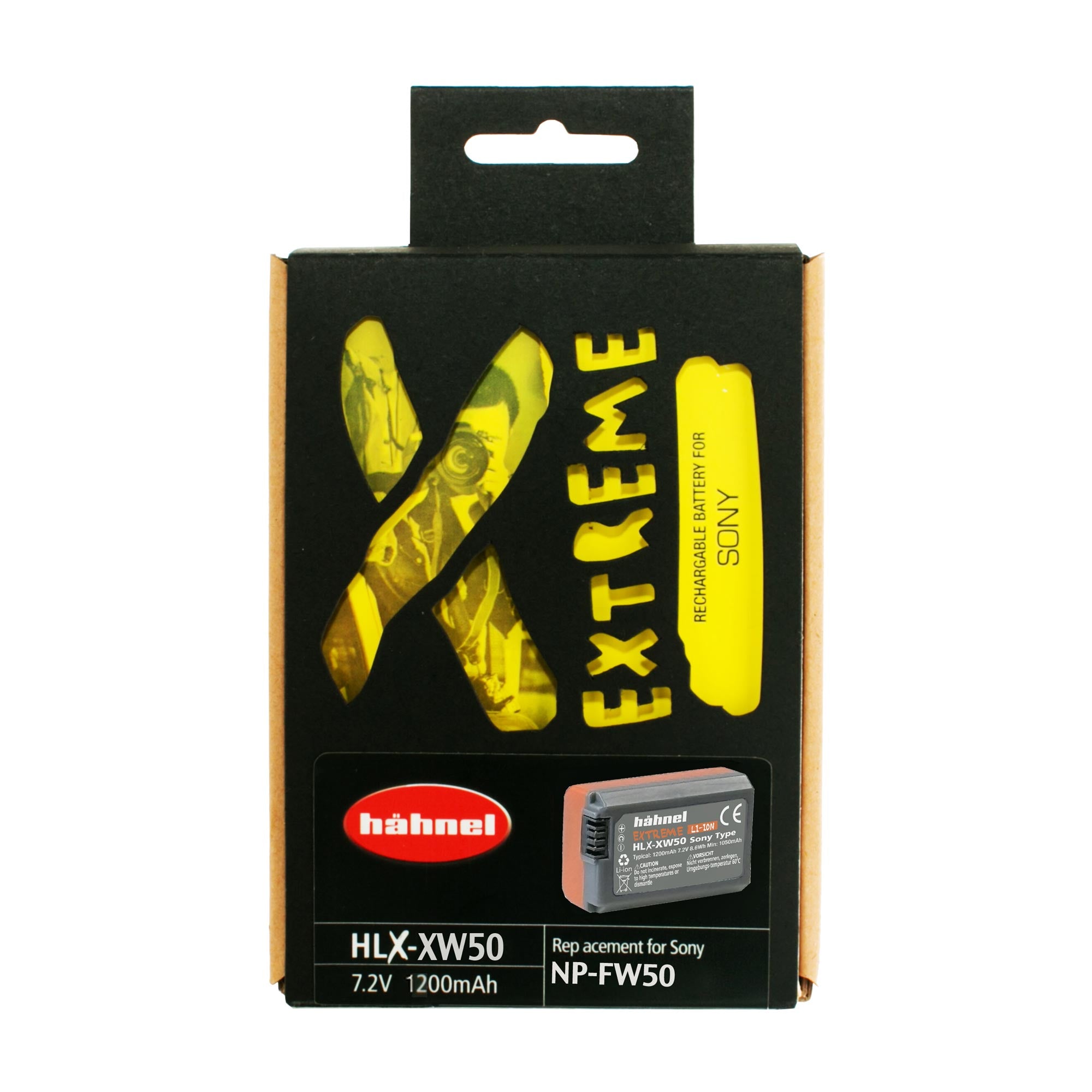 HAHNEL HLX-XW50 EXTREME BATTERY FOR SONY (NP-FW50)