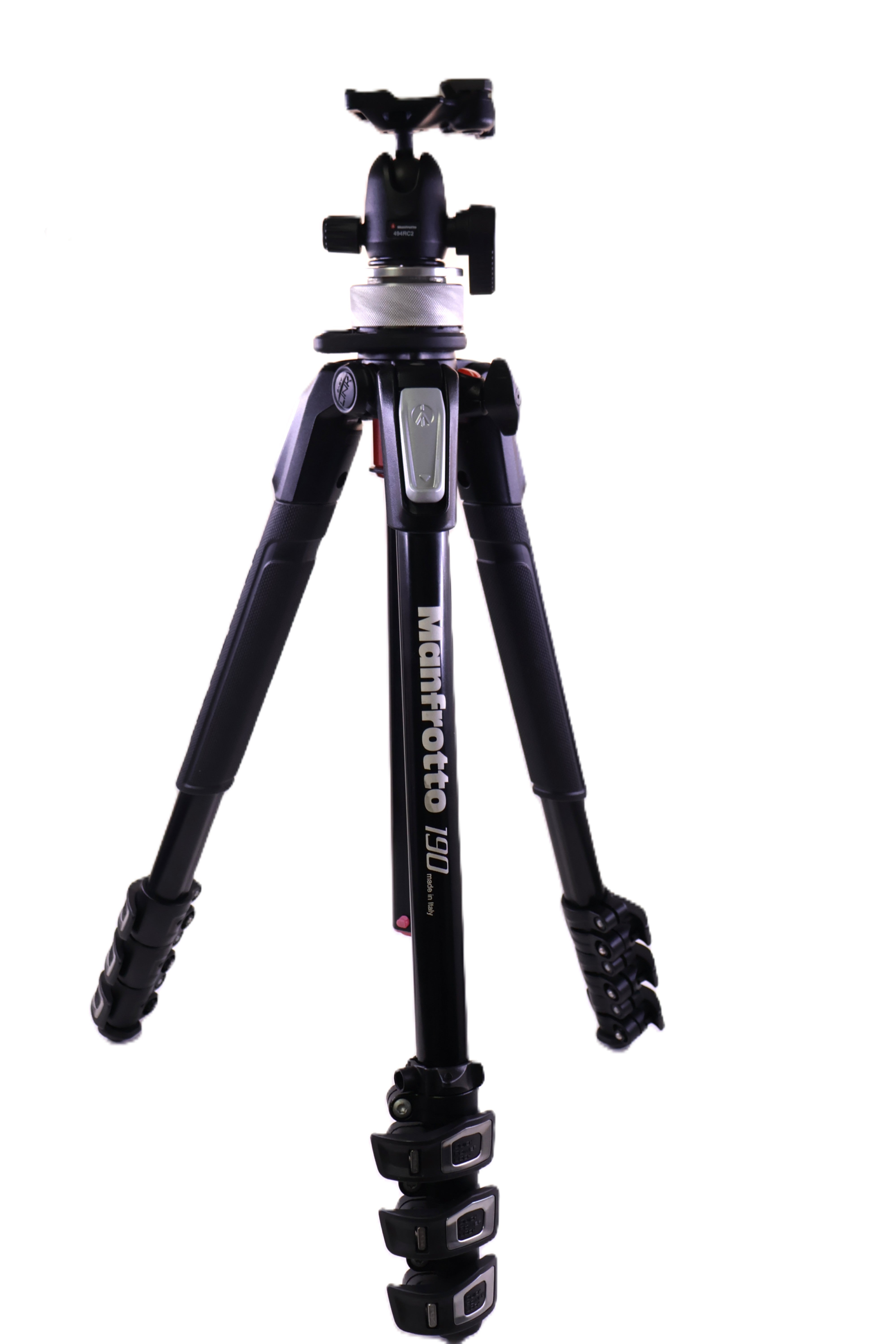 MANFROTTO 190 TRIPOD LEGS + 494 RC2 BALL HEAD - SECOND HAND