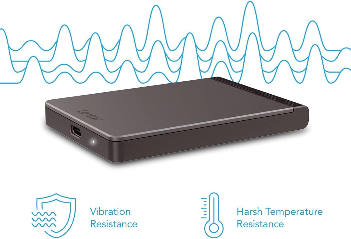 Lexar SL200 1TB Portable SSD, Up to 550MB/s, USB-C Camera tek