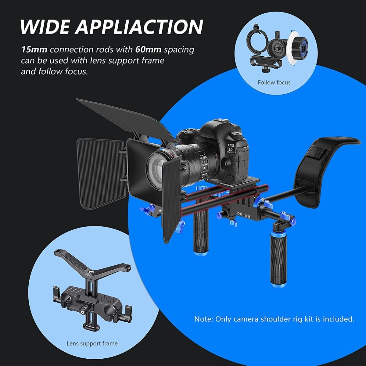 Neewer Camcorder or DSLR Rig Set System Kit for Movie Video Making Camera tek