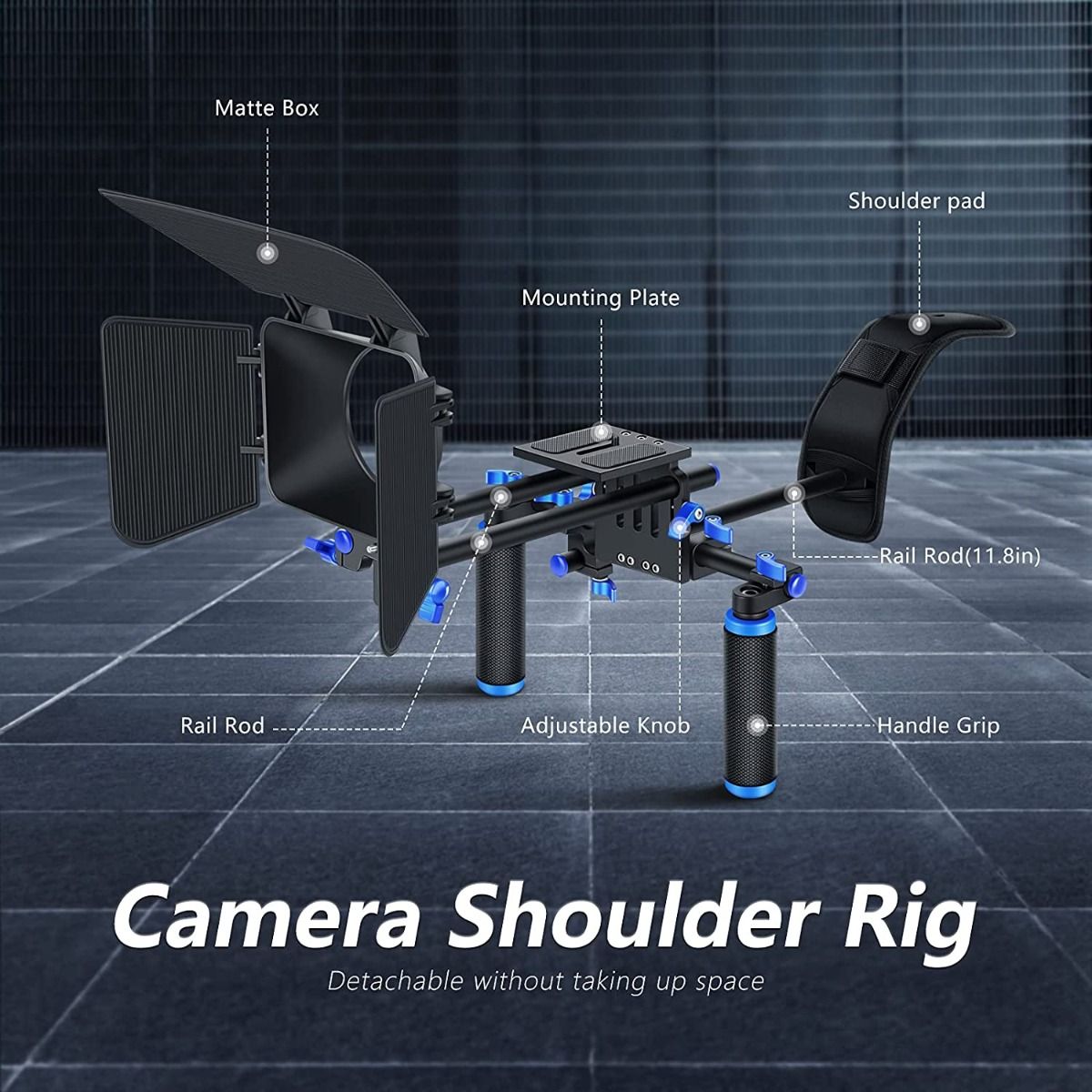 Neewer Camcorder or DSLR Rig Set System Kit for Movie Video Making Camera tek