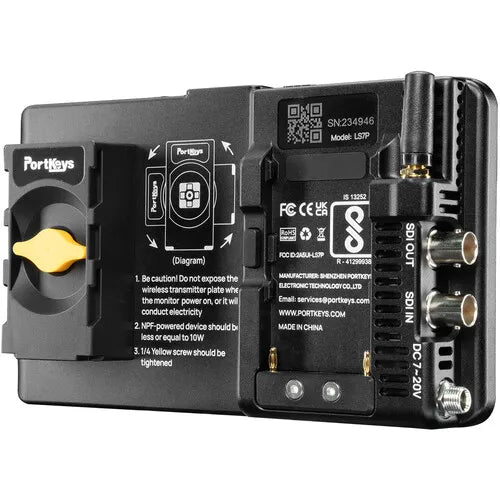 PORTKEYS 7″ HDMI/SDI High-Bright Monitor with Wireless Camera Control LS7P - ON DEMO