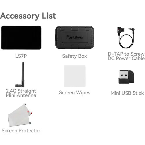 PORTKEYS 7″ HDMI/SDI High-Bright Monitor with Wireless Camera Control LS7P - ON DEMO