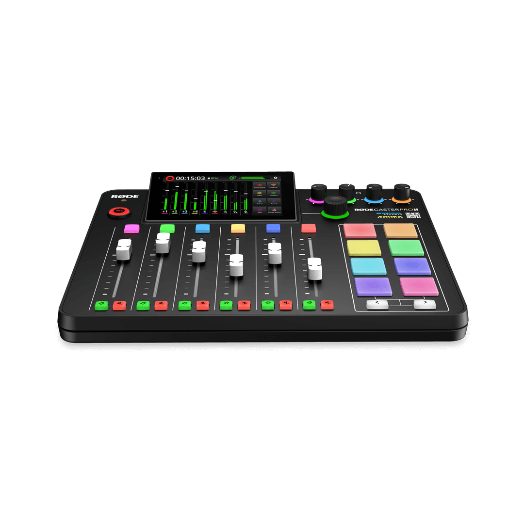 RØDECaster Pro II Podcast Production Studio Camera tek
