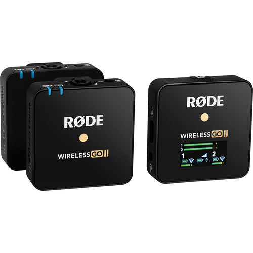 Rental Rode Wireless GO II 2-Person Compact Digital Wireless Microphone System/Recorder (2.4 GHz) - R350 P/Day Camera tek