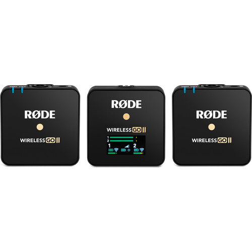 Rental Rode Wireless GO II 2-Person Compact Digital Wireless Microphone System/Recorder (2.4 GHz) - R350 P/Day Camera tek